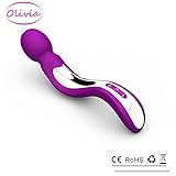 Olivia Touch-Activated Smart Wand Massager ♥100% Waterproof &Medical Grade Silicone ♥ 3 Powerful Speeds and 7 Pulsating Patterns