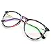PenSee Womens Fashion Oversized Clear Lens Round Circle Eye Glasses