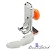 DREAMSTITCH 6792 Teflon Adjustable Zipper Piping Cording Sewing Machine Presser Foot Fits All Low Shank Singer, Brother, Babylock, Euro-Pro, Janome, Kenmore, White, Juki, Simplicity, Elna and More!