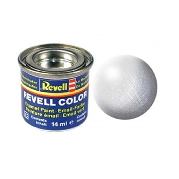 Revell Emaille-Farbe, 14 ml, Aluminium-Metallic-Finish