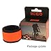 Higo LED Slap Bracelet, Lights for Running- Glow in the dark Sports Gear Wrist Bands with Color Box Package (Orange)