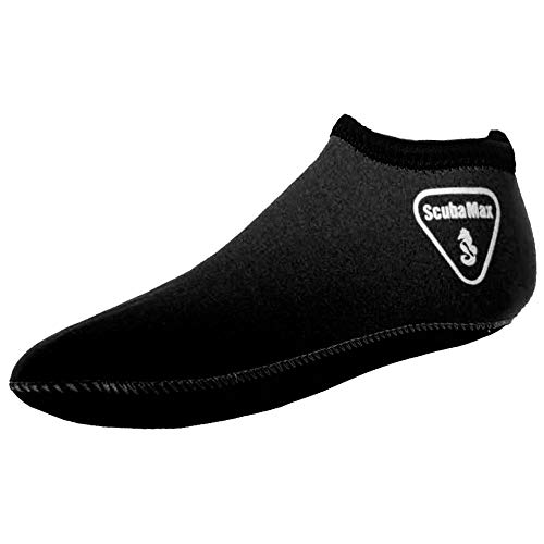 3mm Snorkeling, Scuba Diving Fin Low Cut Neoprene Sock Medium - Thumbnail 6