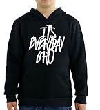 It's Everyday Bro Maverick Kids Hoodie (Medium / 6-8 Yrs, Black)