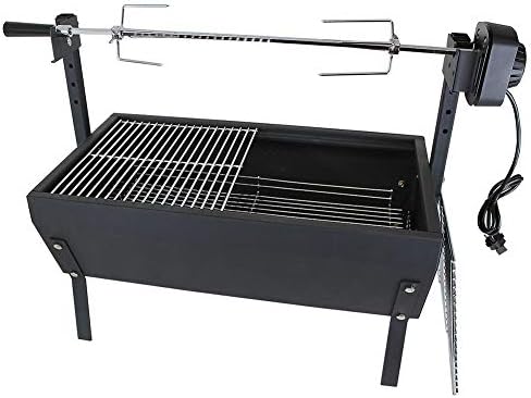 YWLIU Rotisserie Grill Roaster Outdoor Garden Party Large Fire Pit 88 Lbs Bearing Lamb Spit Roaster Machine BBQ Picnic Camping