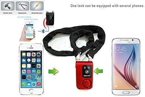 CQJDG Bluetooth Smart Bicycle Lock with Alarm APP Control