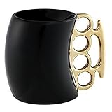 Cynthia Fist Cup Brass Knuckle Duster Handle Coffee Mug