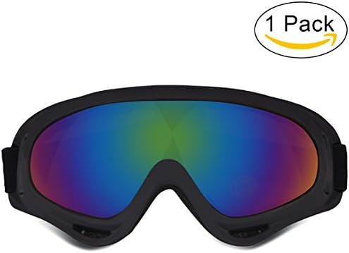Ski Goggles 1 Pack, Snowboard Goggles for Kids Boys Girls Youth Men Women, with 100% UV400 Protection, Wind Resistance, Anti-Glare Lens