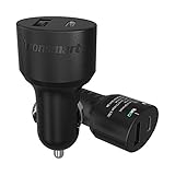 USB C Car Charger,Tronsmart 30W Dual USB Car Charger with Quick Charge 3.0 Technology for LG G5, HTC 10, Nexus 6P, Nexus 5X (5V/3A)