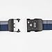 TSA Luggage Strap Approved 3-Dial Combination Lock Adjustable Suitcase Travel Belt Blue and Gray
