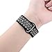 For Fitbit Ionic Bands, VODKE Soft Silicone Replacement Sports watch Bands/Strap/Bracelet/Wristband Accessory For Fitbit Ionic Men Women Large (Black+Gray)