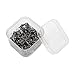 Threemart Barrel Swivel with Safty Snap Connector Solid Rings Fishing #7 +B (#7+B/90PCS)