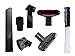 Wonlives Universal Replacement 32mm (1 1/4 inch Vacuum attachments) and 35mm (1 3/8 inch) Vacuum Accessories Dusty Brush Kit for Standard Hose Set of 7 primary