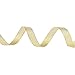Feyarl Glitter Gold Ribbon 5/8-inch Wide Sparkly Fabric Ribbon Gift Crafters Sewing Ribbon Wedding Party Brithday Wrap Card Making Ribbon Hair Bows Floral Projects Ribbon (Gold)