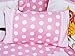 SoHo Pink Dancing Owl Baby Crib Nursery Bedding Set with Diaper bag 14 pcs set