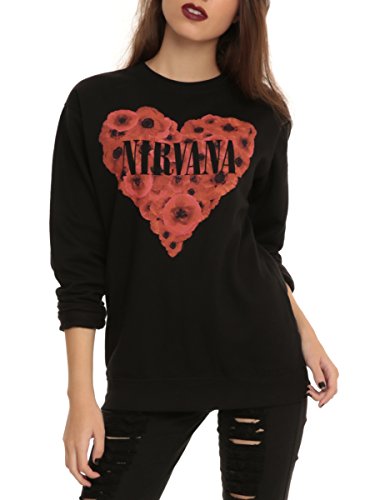 Hot Topic Nirvana Poppy Heart Girls 