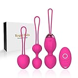 Jintrun 2 in 1 Kegel Exercise Weights & Massage Ball Ben Wa Balls Kegel Balls for Beginners & Tightening- Doctor Recommended for Bladder Control & Pelvic Floor Exercises ...