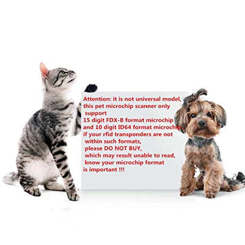 1 134+2khz+Microchip+Scanner+Animal+Handheld