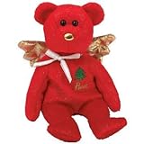 Ty Beanie Baby - Gift the Bear (Red Version) (Hallmark Gold Crown Exclusive) Christmas