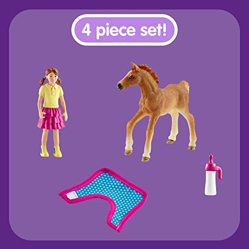 schleich 42361 Fohlen mit Decke, für Kinder ab 5-12 Jahren, HORSE CLUB - Spielset – Bild 3