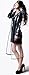 City Block Bearcat Transparent with Colorful Edge Fashion Raincoat (Black),Black,M, Free Size