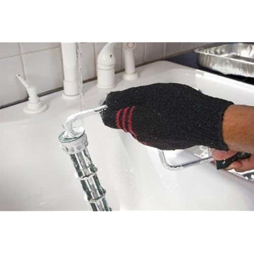 Hyde 44250 Quickly Clean Hand and Tool Cleaning Glove, Black Tools & Home Improvement, Painting Supplies & Wall Treatments, Prep Materials, Paint Gloves
