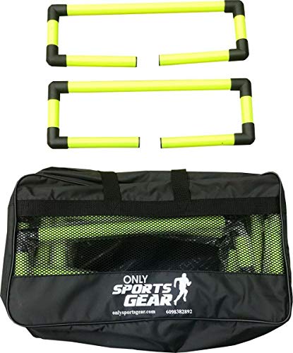 Sportsgear Set Of 6 Adjustable Speed Agility Hurdles Set 6" 9" 12" (2 Each)