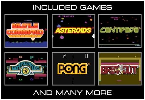 DGUNL-7015 Atari Pocket Player Pro Portable Gaming System 100 Jogos