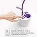 iEGrow Kids desk Lamp for Rooms, Cute Desk Lamp USB Charging Desk Lamp with Pen holder for Home study (Purple)
