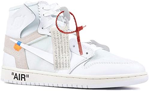 AJ 1 X White White (GS) Air Nrg Off Mens Ow Retro High Top Sneaker Part 2 Europe Exclusive AQ0818-100
