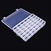 Clear Jewelry Box - Plastic Bead Storage Container, Earrings Storage Organizer with Adjustable Dividers, 36 Grids, 10.75 x 1.7 x 7 Inches