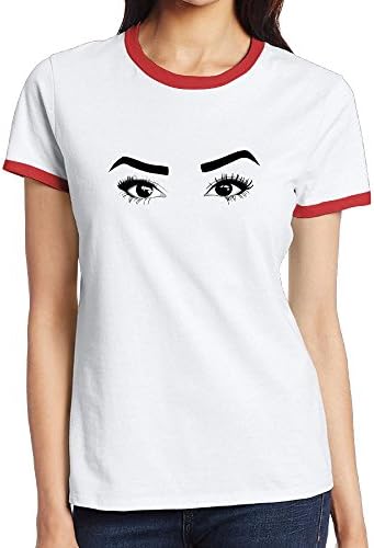Nice Liza Positive Star Koshy Beautiful Eye Adult Girl/Women Short Tee Shirt