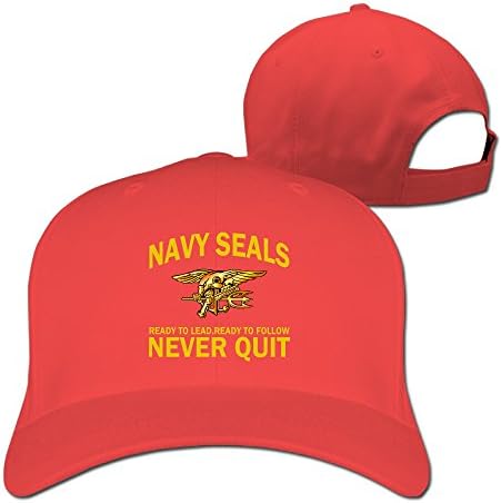 Adjustable Baseball Cap Hats - United States Navy Seals Never Quit