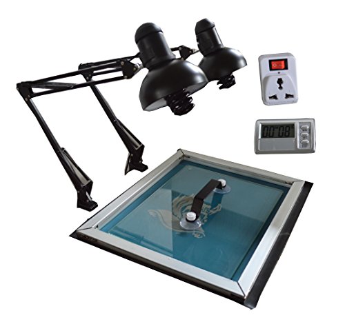 4 Color 2 Station Screen Printing Kit Press Full Set Starter Bundle Kit - Thumbnail 4