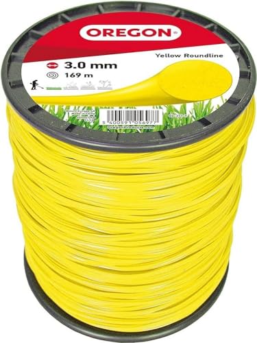 Oregon Yellow Round 3 mm High Grass Weed Dense Vegetation Nylon Wire Fits Standard Models 3 mm x 170 m (69-371-Y)