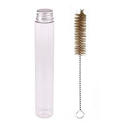 15 Pack 100ml Clear Plastic Test Tubes with Screw