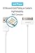 [Apple MFi Certified] HomeSpot Sync & Charge 30 pin to USB Cable 6.6ft (2M) Extra Long Charging Cable for iPhone 4, iPhone 4S, iPad 1/2/3, iPod Touch, iPod Nano (1 Pack - White)