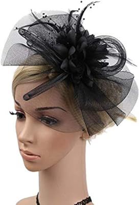 black wedding hat sale