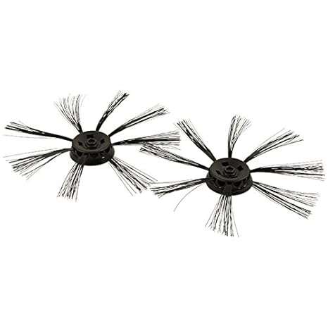 Dirt Devil Bürsten Set 0606001 2 Rundbesen für Libero M 606, Spider M 607