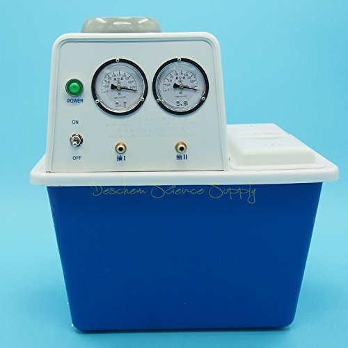 Deschem 110V,180W,Circulating Water Vacuum Pump,Two off-gas Tap,US Plug