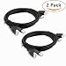 TESmart 2 Pcs 5ft Standard Twin Cable HDMI + USB KVM Cable USB Type A to USB Type B (2 Pcs/Lot USB + HDMI Cables) primary