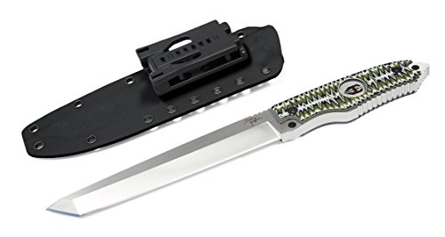 Hoffner Knives BE-T7SBK-CCM Beast Knife with Chiseled Chess Match