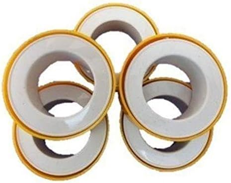 PK Aqua Plumber Teflon Tape (1/2 Inch Size - Pack of 10) for pipe fittings,Aquarium,Washing Machine,Water Tap to fix water leak - 10 Pcs.