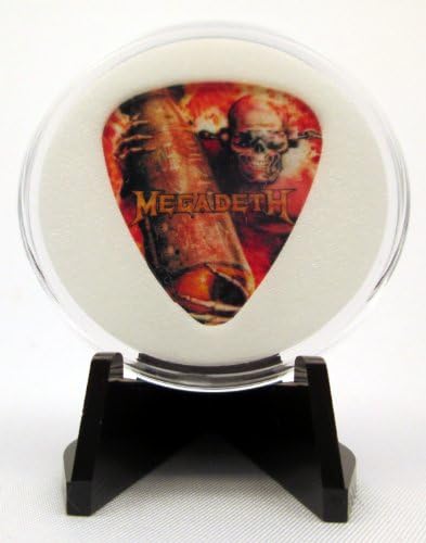 Megadeth "Arsenal Of Megadeth" 2013 Guitar Pick With MADE IN USA Display Case & Easel