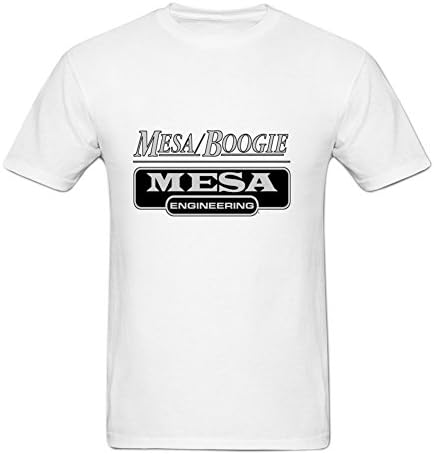 Angelaha Fashion Customed Mesa Boogie Logo T Shirt For Men XL White