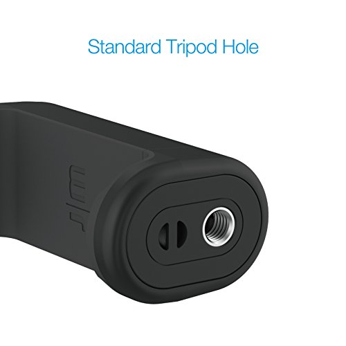 ShutterGrip Ergonomic Secured Handgrip Shutter Remote Bluetooth Stable Shots Selfies for Smartphones iPhones Android - Black - Thumbnail 6
