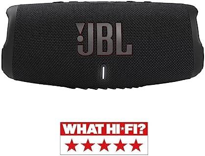 Charge 5 Speaker Bluetooth Portatile, Cassa Altoparlante Wireless Resistente ad Acqua e Polvere IPX67, Powerbank integrato, USB, PartyBoost, Bass Radiator, Fino a 20h di Autonomia, Nero