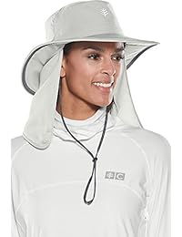 Coolibar UPF 50+ - Gorro de barco convertible para mujer