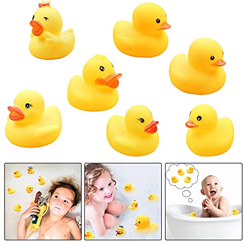 Graywhsky Rubber Duck Bathtub Toys Cute Ducky for Kids Toddler, Float