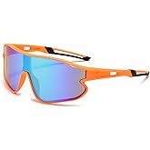 JOVAKIT Kids Baseball Sunglasses for Boys Girls Age 6-16, Youth Baseball Sun Glasses UV400 Sports Cycling Shades
