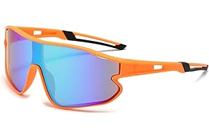 JOVAKIT Kids Baseball Sunglasses for Boys Girls Age 6-16, Youth Baseball Sun Glasses UV400 Sports Cycling Shades